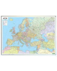 European political, wallmap 1:35m, Marker board