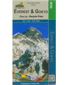 Everest and Gokyo 160000 Map NE502