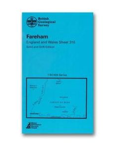 Fareham Solid and drift geology map
