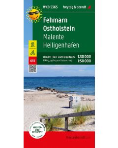 Fehmarn Ostholstein, hiking, cycling and leisure map