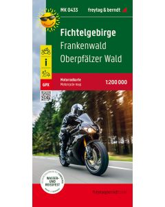 Fichtel Mountains Franconian Woods Motorcycle map