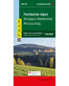 Fischbacher Alps, Walking, Bike and Leisure map 1:50000,