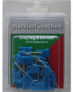 Flags pins blau