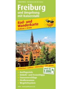 Freiburg and the surrounding area with Kaiserstuhl