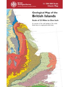 Geological Map of the British Islands folded