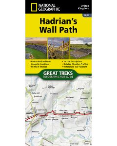 Hadrians Wall Path Trail Map 4009