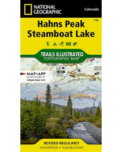 Hahns Peak Steamboat Lake Map