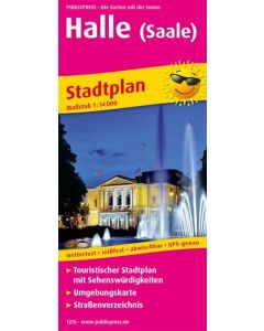 Halle Saale Streetmap 114 000
