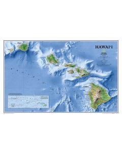 Hawaii Map Tubed