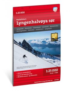 Hoyfjellskart Lyngenhalvoya south 125 000