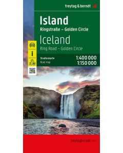 Iceland Road Map 1400 000