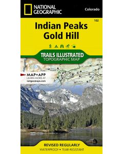 Indian Peaks Gold Hill Map