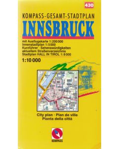 INNSBRUCK CITY PLAN K430 1:10,000