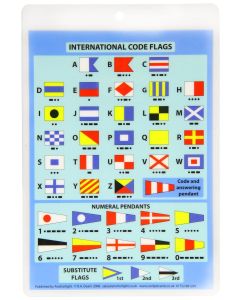 International Code Flags Cockpit Card