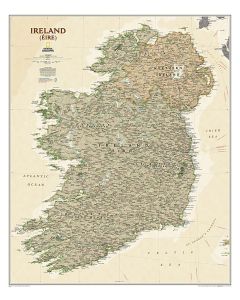 Ireland Executive Map Tubed