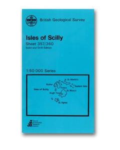 Isles of Scilly Solid and drift geology map