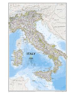 Italy Classic Map Tubed