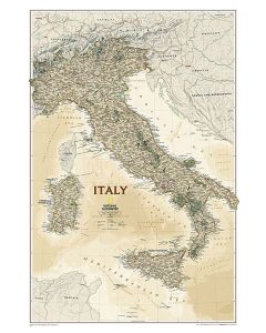 Italy Executive Map Laminated