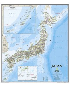 Japan Classic Map Tubed