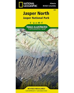 Jasper North Map Jasper National Park