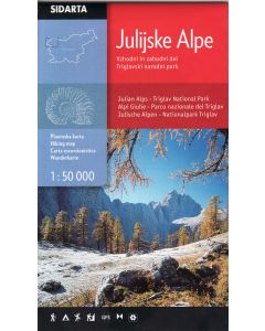 Julian Alps Triglav National Park hiking map 150000