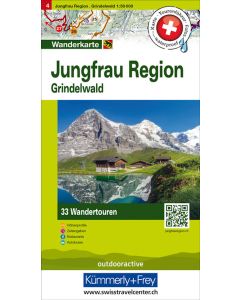 Jungfrau region Hiking maps