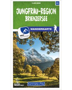 Jungfrau region Map