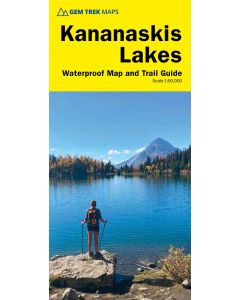 Kananaskis Lakes waterproof trail map and guide 1:50,000