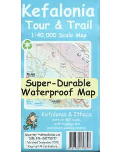 Kefalonia Tour and Trail Map