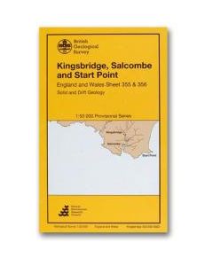 Kingsbridge Salcombe Start Point Solid and drift geology map