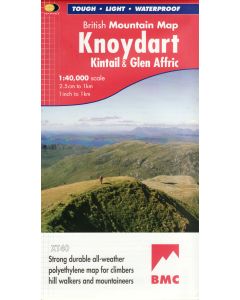 Knoydart and Kintail British Mountain Map 140000