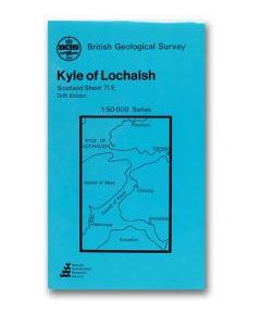 Kyle of Lochalsh Solid amp drift geology map