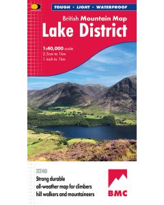 Lake District Mountain Map BMC