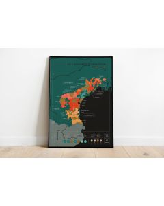 Languedoc Wine Scratch Off Map