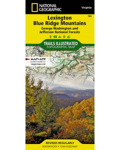 Lexington Blue Ridge Mts Map