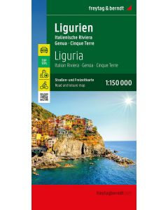 Liguria Road and Leisure Map 1:150k