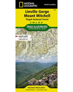 Linville Gorge Mount Mitchell Map Pisgah National Forest