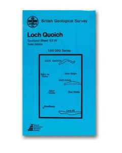 Loch Quoich Solid geology map
