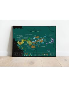 Loire Wine Scratch Off Map