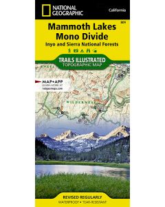 Mammoth Lakes Mono Divide Map