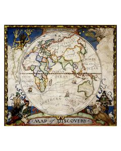 Map of Discovery Eastern Hemisphere Map Tubed