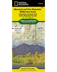 Mazatzal and Pine Mountain Wilderness Areas Map