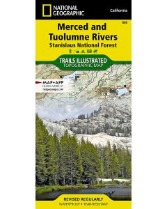 Merced and Tuolumne Rivers Map Stanislaus National Forest