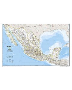 Mexico Classic Map Laminated