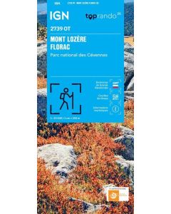 Mont Lozere Florac 2739 OT 1:25,000