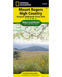 Mount Rogers High Country Map Grayson Highlands State Park