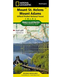 Mount St Helens Mount Adams Map