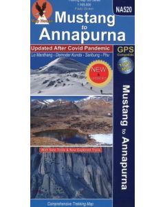 Mustang to Annapurna Map