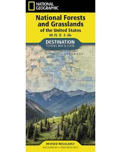 National Forests and Grasslands of the US Map