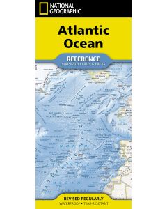 National Geographic Atlantic Ocean Map